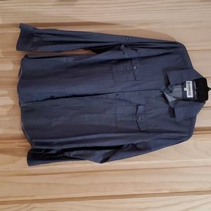 Military style button down